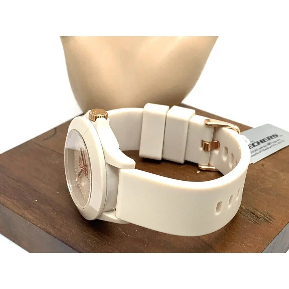 Skechers Women's Watch SR6172W Quartz Beige Rubber Band 40mm